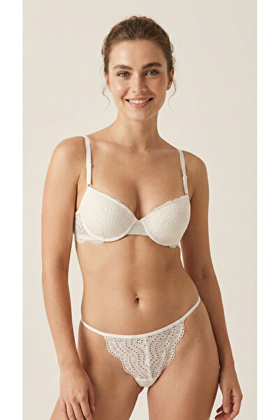 DE JUMO مجموعة حمالة صدر علوية سفلية مدعمة للنساء