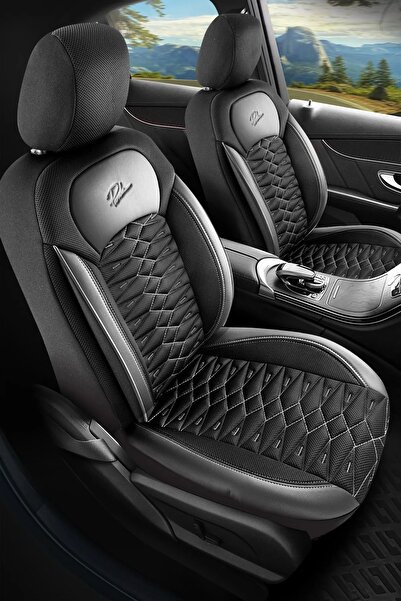 Panda Kılıf Panda Madrid Series Mesh Fabric Car Seat Cover - Full Set