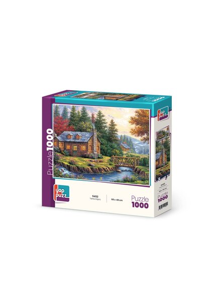 Yappuzz Tahta Köprü 1000 Parça Puzzle