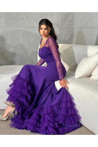 Masha فخامة ملكية بلون ليلكي