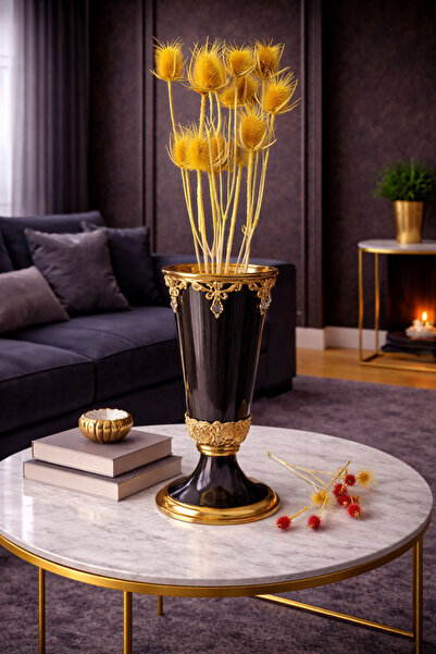 ÇINARASYADAHOME Floare uscată galbenă, spinoasă de lămâie înșocată