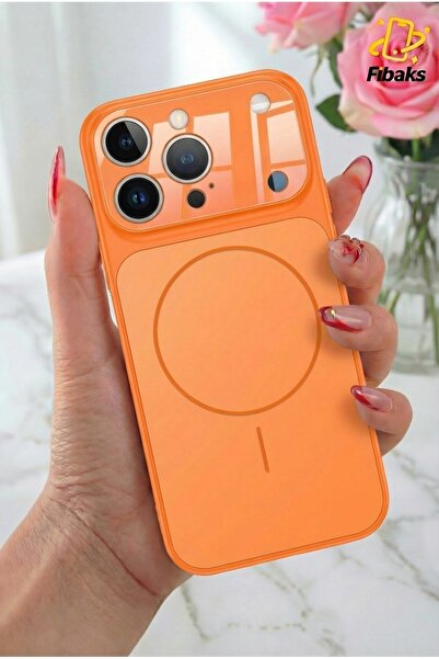Fibaks iPhone 16 Pro Max Kılıf 17 Pro Max Çevirici MagSafe Kamera Lens Koruma...