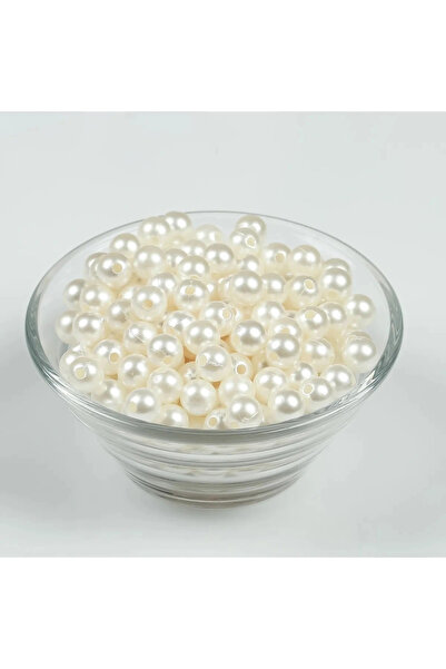 BİGÜMEX 8 мм КРЕМОВИ ПЕРЛИ, 500 ГР, ПЛАСТМАСОВИ ПЕРЛИ