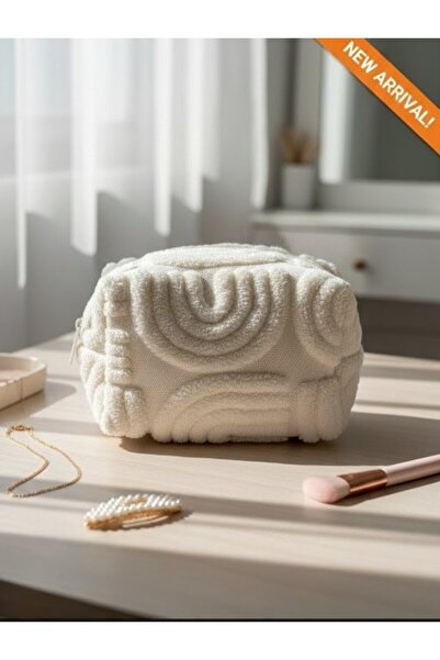 YILDIZ DİJİTAL HOME حقيبة مصنوعة يدويًا بنمط اللكم - حقيبة مكياج، مقلمة، محفظ...