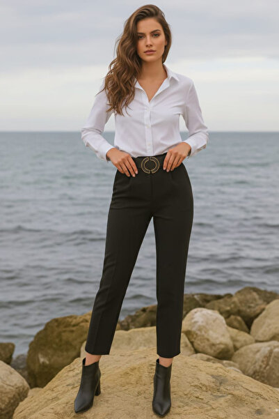 Neva Style Pantaloni negri Hijab 10680S