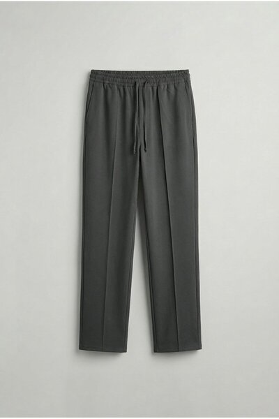 ablukaonline Erkek Beli Lastikli Baggy Pantolon Füme