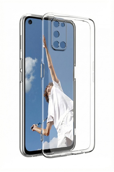Fibaks Oppo A52-a72-a92 Kılıf Kamera Korumalı Yumuşak Şeffaf Ince Süper Silikon
