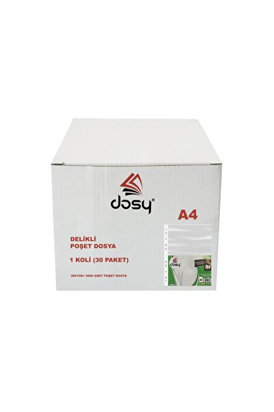 Dosy حقيبة ملفات بلاستيكية A4، عبوة واحدة (30 حزمة)