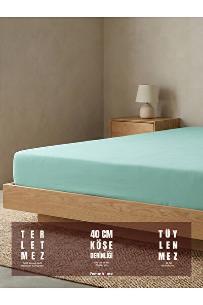 femmhome ملاءة سرير مطاطية |   100% قطن |   أكفيل |   62 تيل دووم |   سلسلة ف...