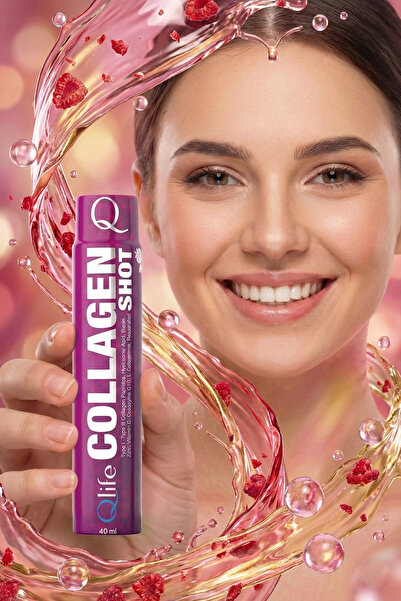 Qlife Collagen Shot Komplex Vitaminli Sıvı Kolajen 15 Tüp