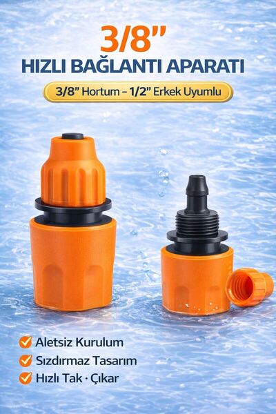 okaoda Araç Yıkama Tabancası Elektrik Aksesuarları-su Girişi Hızlı Bağlantı m...
