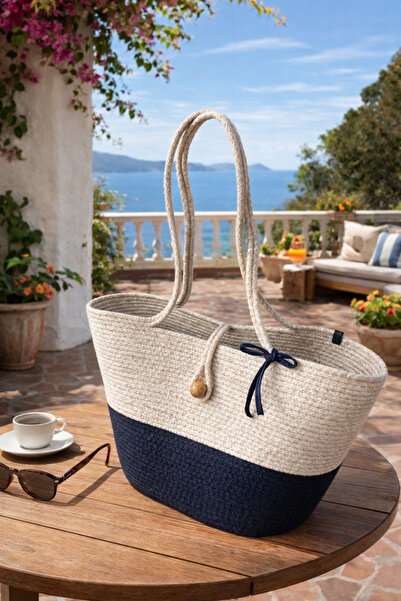 Naspar Пляжна сумка, ручної роботи, для щоденного використання, через плече т...