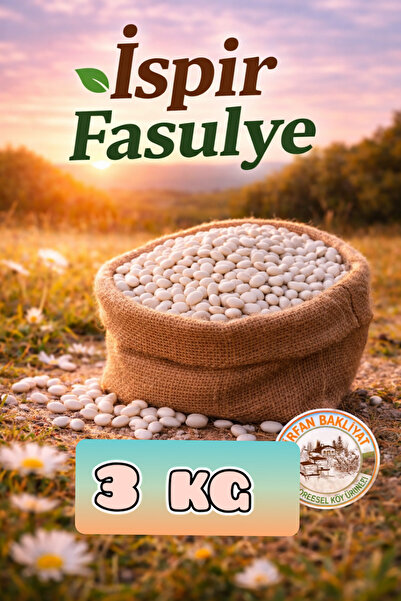 irfan bakliyat İspir Fasülye (ŞEKER FASÜLYE) 3 Kg