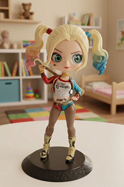 shop Harley Quinn Figürü – Detaylı Tasarım, Koleksiyonluk Model, 15 cm Pop Ar...