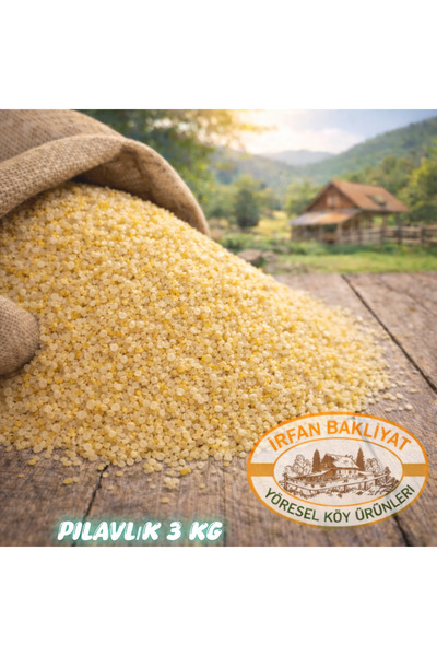 irfan bakliyat Köy Bulguru 3 Kg Katkısız(DOĞAL)