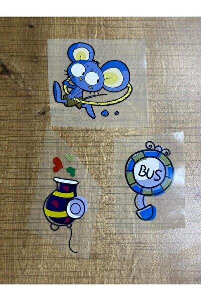 Gönülden Tasarım 3 komada seta za transfer štampanje na peglu Arma 8x8 cm