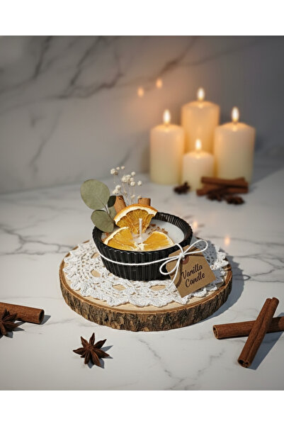 ABAYS KiperaDesign Tarçınlı Vanilya Kokulu Mum