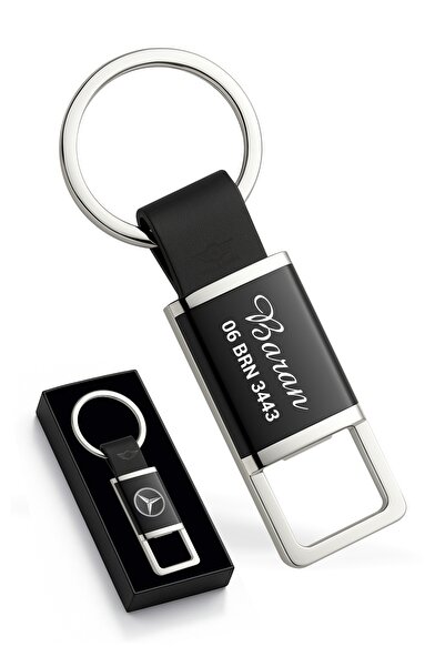 MELL & SWIPE Hediyelik Kişiye İsme Özel Isim Baskılı Suni Deri Anahtarlık, Ar...