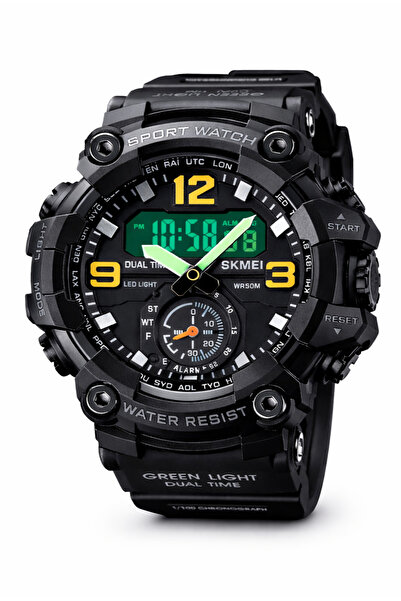 Skmei Erkek Kol Saati Digital-analog Mekanizma Slikon Kordon 1965