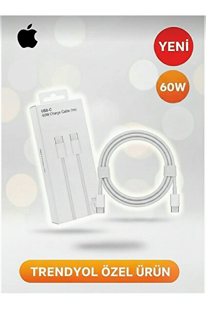 RİOTECH MOBILE iPhone 15 16 17 pro max Uyumlu USB-C Hızlı Şarj Kablosu 60W Ör...