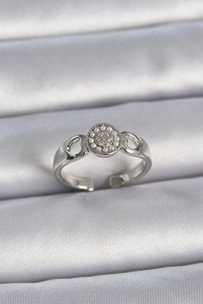 shopwave النحاس الفضة اللون الزركون حجر اللؤلؤ القلب التطريز التفاصيل قابل لل...