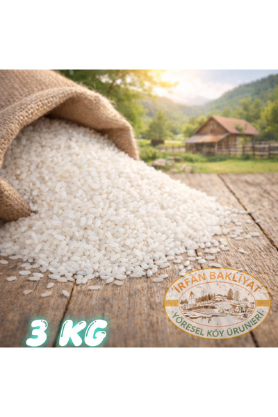 irfan bakliyat Osmancık Pirinç 3 Kg ( Köy Mahsulu )