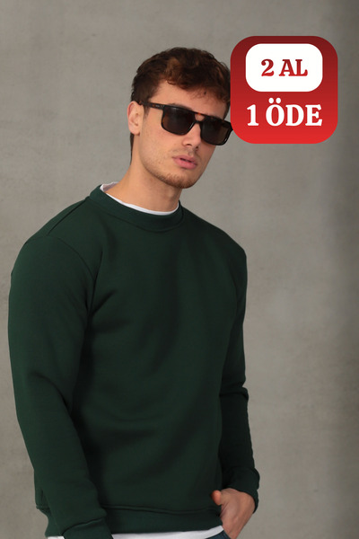 COTTONLAB Unisex Relax Fit Rahat Kesim Pamuklu Yumuşak Dokulu İçi Polarlı Bas...