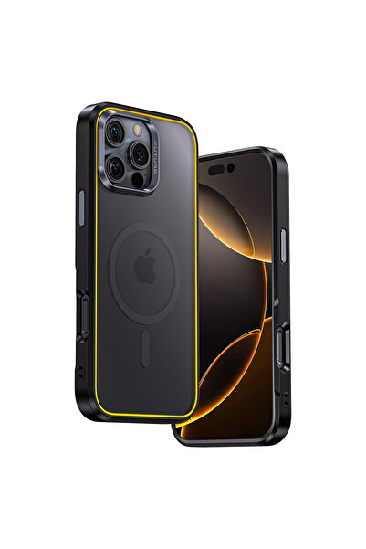 Aohi The Future Iphone 16 Pro Max Kılıfı, Magsafe Uyumlu Telefon Kılıfı, Siyah
