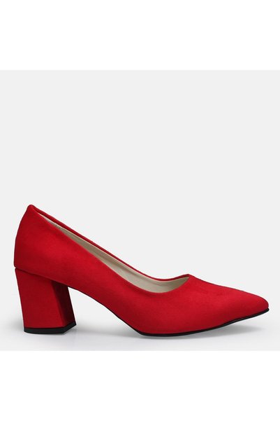 37Numara PANTOFI CU TACĂ TACĂ GROASĂ GOVA RED SUEDE