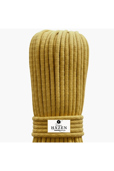Hazen Home Kordon Ip Pamuklu 4-5 Mm 500 gram / 45-50 M Sepet, Supla, Çanta Ya...