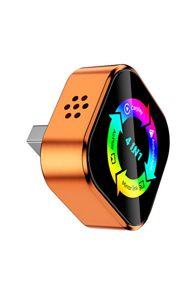 Schulzz 4 in 1 Yeni Tasarım Mini Kablosuz İOS ANDROİD UYUMLU Carplay Araç Mul...