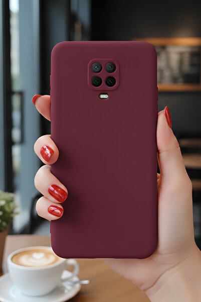 Hatreds Xiaomi Redmi Note 9 Pro İçin Uyumlu İçi Kadife Sıvı Silikon Kılıf