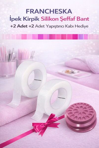 Francheska 2 Adet Şeffaf Ipek Kirpik Ve Kirpik Lifting Göz Altı Bandı +2 Adet...
