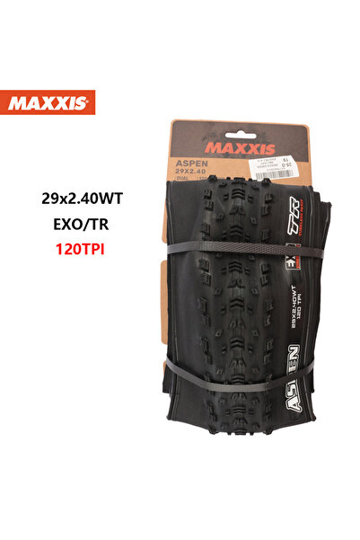 Choice إطار دراجة EXO TR MAXXIS ASPEN ST قابل للطي ومضاد للثقب، مقاس 29x2.4WT...