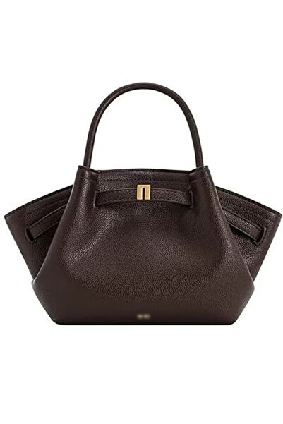 Noorksa حقيبة حمل متوسطة الحجم - بني داكن