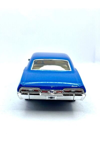 Kinsmart 1:43 1967 Mavi Chevrolet Impala Çek Birak Metal Araba