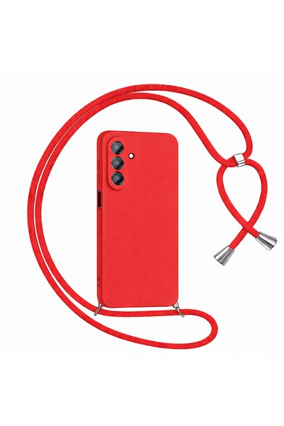 Coverzone متوافق مع حافظة Galaxy M22 المصنوعة من السيليكون مع حزام رقبة برباط...