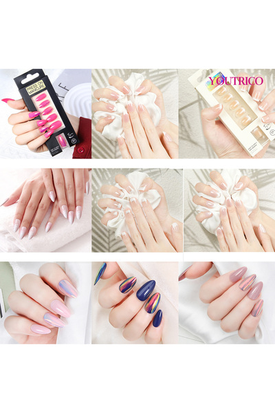 Youtrico 3 boxes Press On False Nails,In Various Styles,Surprise 'Blind Box' ...