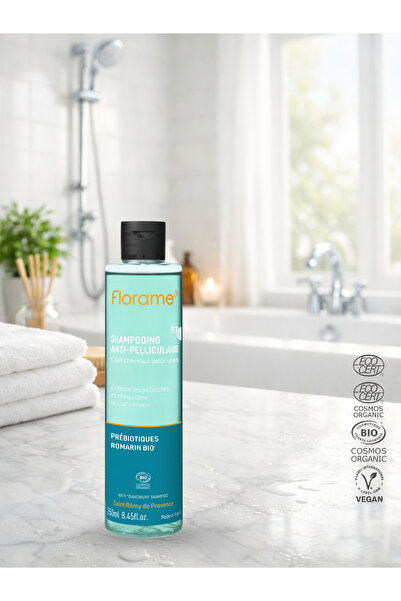 Florame Organik Sülfatsız Kepek Karşıtı Şampuan 250 ml-%100 Saf - Vegan - Eco...