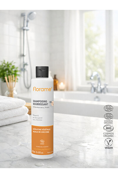 Florame Organik Sülfatsız Besleyici Şampuan 250 ml-%100 Saf - Vegan - Ecocert...