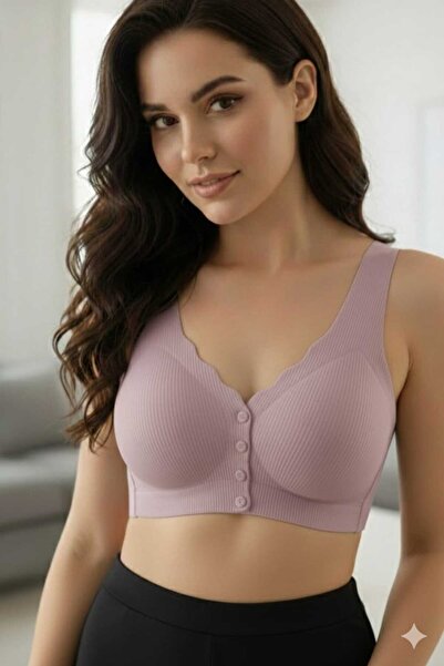 M.F.Ö LİNGERİE Lazer Kesim Balensiz Hayalet Sütyen (Çıt Çıtlı )