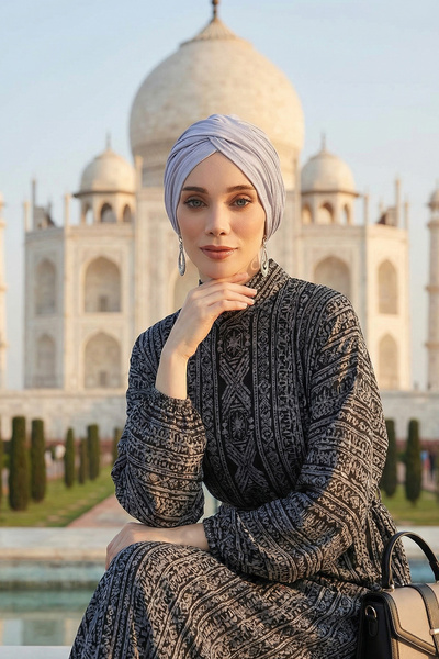 Aisha's Design Tesettür Bone,B-9,Gri 2