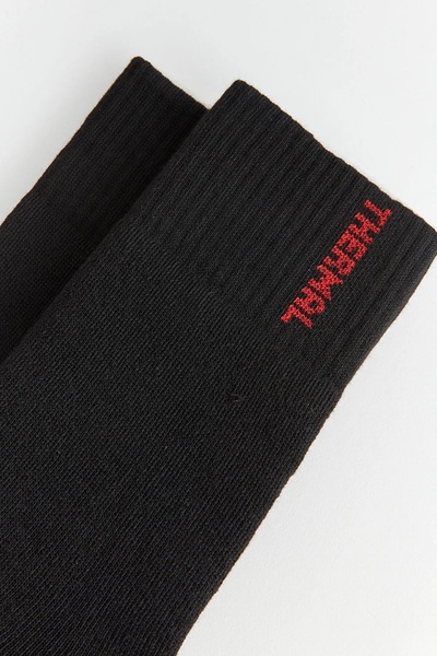 Meguca Socks Erkek ve Kadın Unisex Siyah 6 Çift Termal Havlu Kışlık Çorap