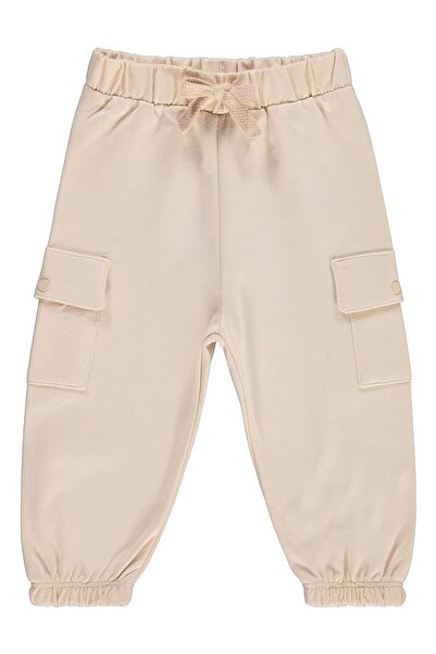 Civil Baby Cargo Pocket Pack 6-18 Months Sweatpants - Beige 12-18 Months