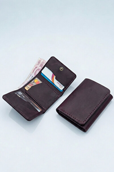 luvo Gerçek Deri Cüzdan Kartlık El Yapımı Hakiki Premium Deri Italyan Dikiş 6...