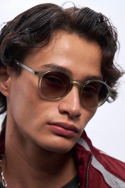 Bilge Karga Pearl Green Black Gradient Men's Sunglasses