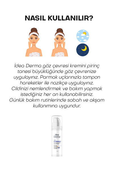 İdea Derma Hyalupeptide Göz Kremi 15 ml