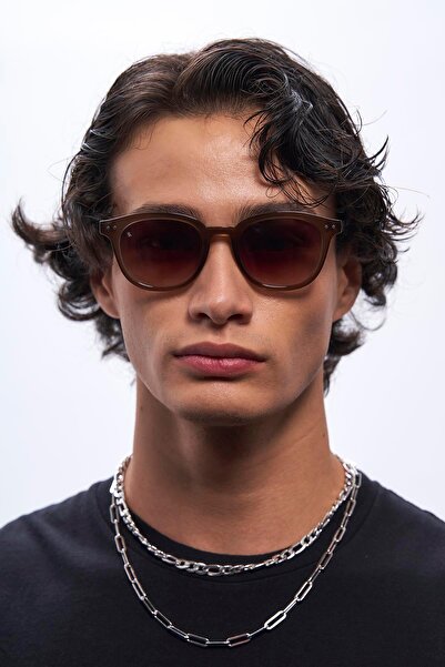 Bilge Karga Nova Brown Gradient Men's Sunglasses