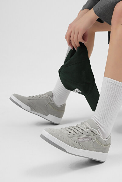 Tonny Black حذاء رياضي سويدي رمادي للجنسين Tb107