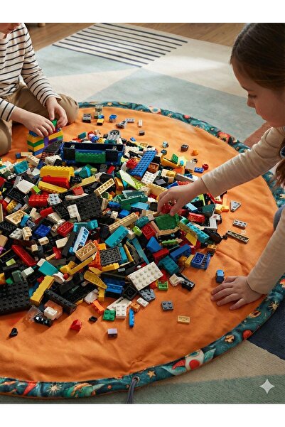 DKareLabs Dkare Playnest Uzay Desenli Çocuk Oyuncak Toplama Torbası Ve Taşına...